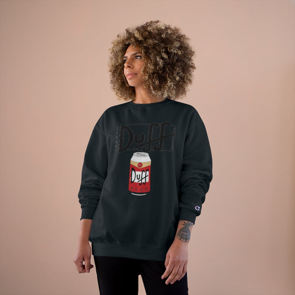 Duff Beer X Nice With Design Champion Sweatshirt