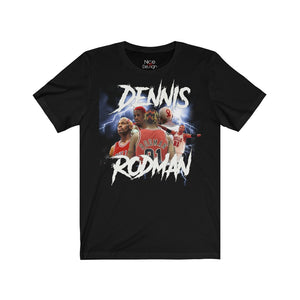 Dennis Rodman Graphic Tee Jersey Short Sleeve Tee